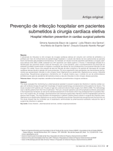 Prevenção de infecção hospitalar em pacientes submetidos à