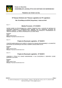 ASSEMBLEIA LEGISLATIVA DO ESTADO DO MARANHAO
