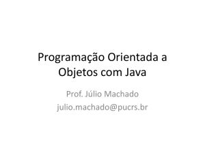 Programação Orientada a Objetos com Java