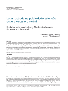 Letra ilustrada na publicidade: a tensão entre o visual e o verbal