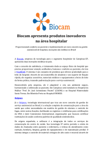 Biocam apresenta produtos inovadores na área hospitalar