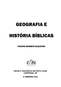 geografia bíblica - Global Training Resources