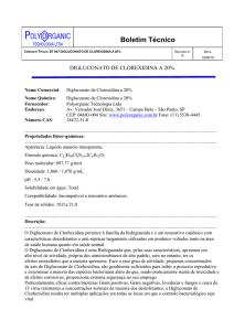 Digluconato de Clorexidina - Polyorganic Tecnologia Ltda.