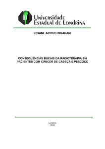 consequências bucais da radioterapia em pacientes com