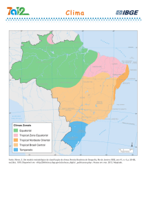 Equatorial Climas Zonais Tropical Nordeste Oriental Tropical Zona