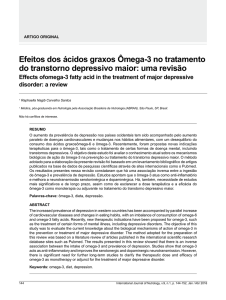 Efeitos dos ácidos graxos Ômega-3 no tratamento do