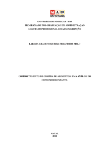 Comportamento de compra de alimentos