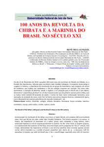 100 anos da revolta da chibata e a marinha do brasil