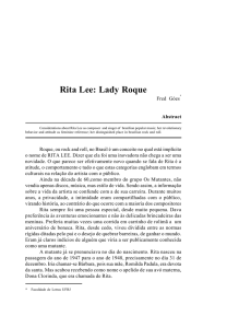 Rita Lee: Lady Roque