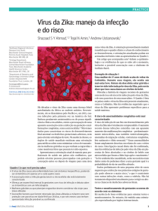 Vírus da Zika: manejo da infecção e do risco