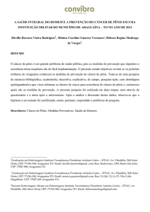 a saúde integral do homem e a prevenção do câncer de