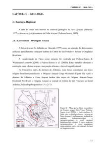 CAPÍTULO 3 – GEOLOGIA 3.1 Geologia Regional