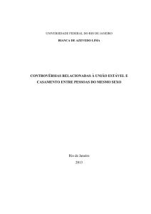 CONTROVÉRSIAS RELACIONADAS À UNIÃO ESTÁVEL E