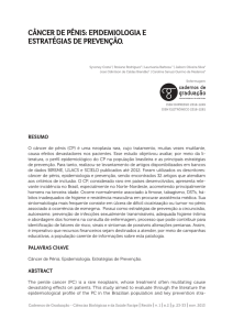 CÂNCER DE PÊNIS: EPIDEMIOLOGIA E ESTRATÉGIAS DE