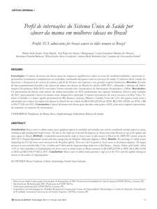 Perfil de internações do Sistema Único de Saúde por câncer da