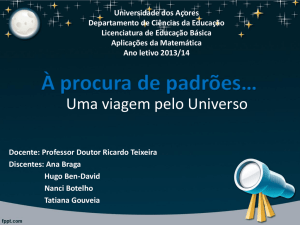 Diapositiva 1 - Universidade dos Açores