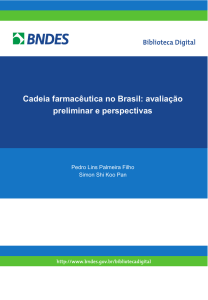 Cadeia farmacêutica no Brasil: avaliação preliminar e