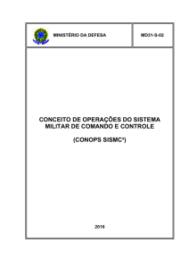 conceito de operações do sistema militar de comando e controle