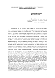 COMO APRENDE O CEREBRO.ARGUMENTOS