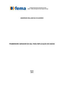 framework gerador de sql para replicação de dados