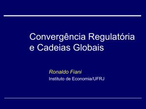 Aspectos do Modelo de Regulação Econômica Brasileiro