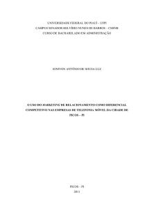 o uso do marketing de relacionamento como diferencial competitivo