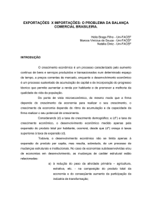 exportações x importações: o problema da balança comercial