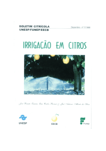 Irrigação em Citros - Estação Experimental de Citricultura de