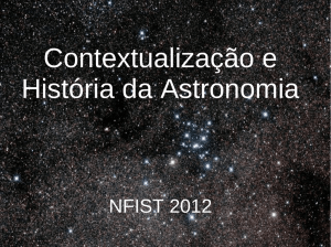Contextualização e História da Astronomia