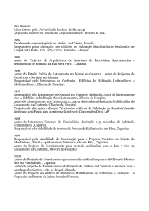Rui Madeira Licenciatura pela Universidade Lusíada (1989