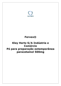 Fervex® Kley Hertz S/A Indústria e Comércio Pó para preparação