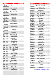 CAMPUS CURSO Estrelas Fred. Westphalen Agronomia 4 Fred