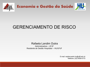 Gerenciamento de risco por Rafaela Landim