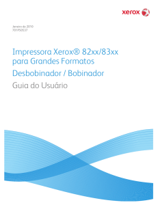 Impressora Xerox® 82xx/83xx para Grandes Formatos