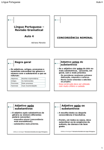 Língua Portuguesa – Revisão Gramatical Aula 4