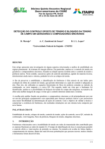 Proposta de apresentação de Trabalho Técnico para CIGRÉ XI ERIAC