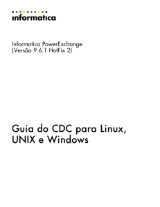Guia do CDC para Linux, UNIX e Windows