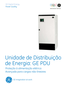 Unidade de Distribuição de Energia: GE PDU