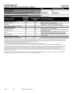 UnitedHealthcare® Options PPO 30/serviços