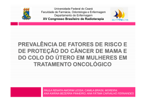 prevalência de fatores de risco e de proteção do câncer de mama e