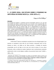 O CORPO IDEAL: UM ESTUDO SOBRE O FEMININO - NEA