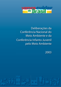 Deliberações da Conferência nacional do Meio Ambiente e da
