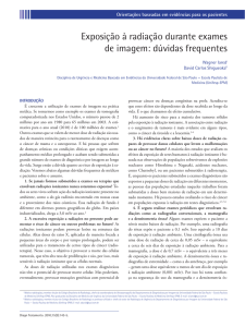 Exposição à radiação durante exames de imagem: dúvidas frequentes