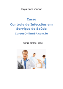 Curso Controle de Infecções em Serviços de