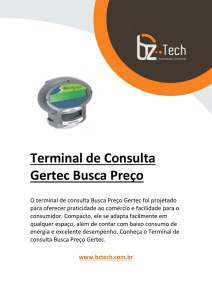 Manual - Gertec Busca Pre&ccedil;o