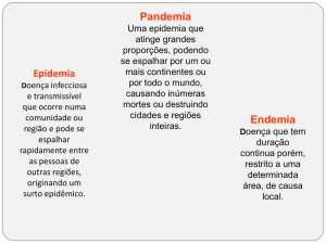 Epidemia Endemia Pandemia