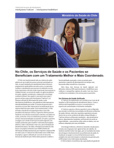 Intersystems Brasil No Chile, os Serviços de Saúde e os Pacientes
