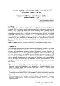A Correlação do Câncer do Colo Uterino com o