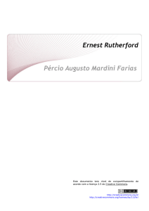 Ernest Rutherford Pércio Augusto Mardini Farias - CCEAD PUC-Rio