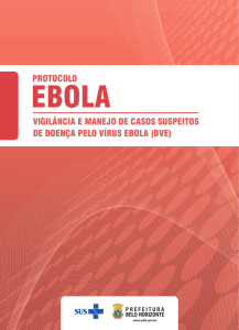 Protocolo Ebola 2014 - Prefeitura Municipal de Belo Horizonte